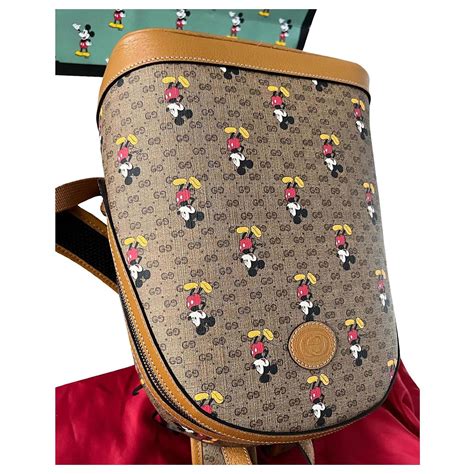 gucci x mickey backpack